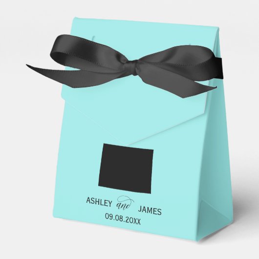 コロラド結婚州へようこそFavorites Box,州マップ フェイバーボックス (正面サイド)