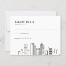 コロラド結婚州デンバー |スタイル化されたスカイラインRSVP