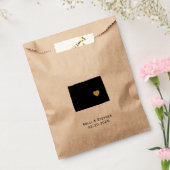 コロラド結婚式の引き出物トリートサックス、抱き枕 フェイバーバッグ (封をした状態)