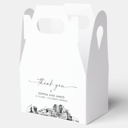 コロラド結婚春ズパーソナライズされたビーボックス フェイバーボックス (オープン)