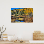 コロラド西部、秋にグランドメサ ポスター (キッチン)