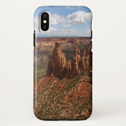 コロラド記念碑のキャニオン・リム・トレイルからの眺め Case-Mate iPhoneケース (裏面)