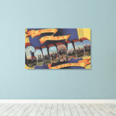 コロラド語(ザマイルハイ州) キャンバスプリント (インサイチュ (ウッドフロア))