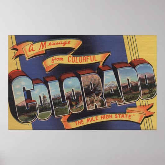 コロラド語(ザマイルハイ州) ポスター (正面)