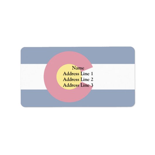 コロラド語、統一された州 ラベル (正面)