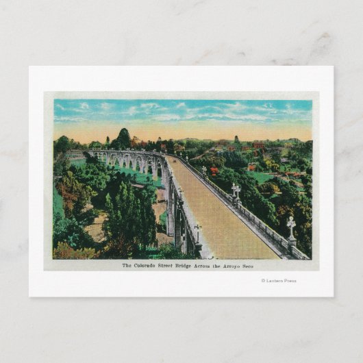 コロラド通りブリッジオーバーザアロヨセコ ポストカード (正面)