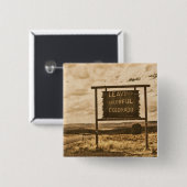 コロラド離れ州のカラフル 缶バッジ (正面&裏面)