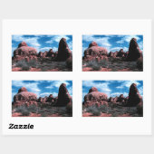 コロラド高原 長方形シール (シート)