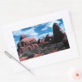 コロラド高原 長方形シール (封筒)