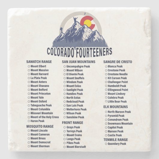 コロラド14ersフォーティーンズマウンテン登山 ストーンコースター (正面)