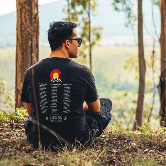 コロラド14ersフォーティーンズマウンテン登山 tシャツ