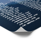 コロラド14ersポスター – カスタマイズ可能なチェックリスト ポスター (角)