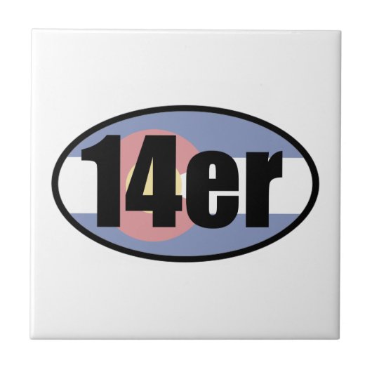 コロラド14ers タイル (正面)