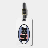 コロラド14ers ラゲッジタグ (正面縦)