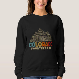 コロラド14ers Fourteeners, Rocky Mountain州H スウェットシャツ