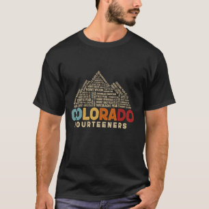コロラド14ers Fourteeners, Rocky Mountain州H Tシャツ