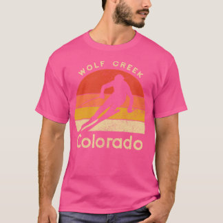 コロラド ウルフクリークのスキー山 Tシャツ