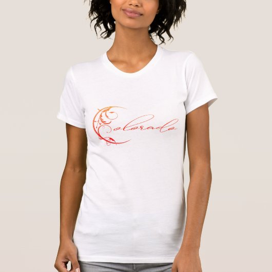 コロラド カラー レディースTシャツ Tシャツ (正面)