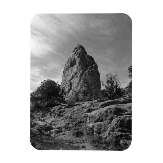 コロラド・ガーデン・オブ・ザ・ゴッズの岩 Boulder 写真 マグネット (縦)