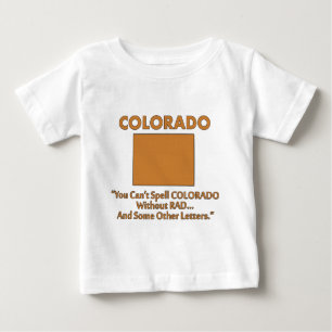 コロラド - 'コロラド'って'ラド'抜きじゃスペルできないよね ベビーTシャツ