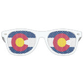 コロラド サングラス, パーティー シェード, コロラド州旗 レトロサングラス (正面)