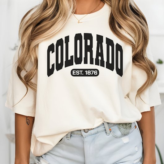 コロラド シャツ、ゲームデー & 大学ギフト 彼女へのプレゼント Tシャツ