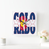 コロラド スクエア壁時計 (ホーム)