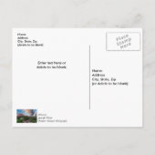 コロラド スリーピングジャイアント サンライズ 感謝 ポストカード (裏面)