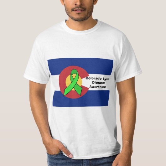 コロラド ライム病啓発Tシャツ Tシャツ (正面)