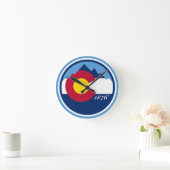 コロラド ラウンド壁時計 (ホーム)