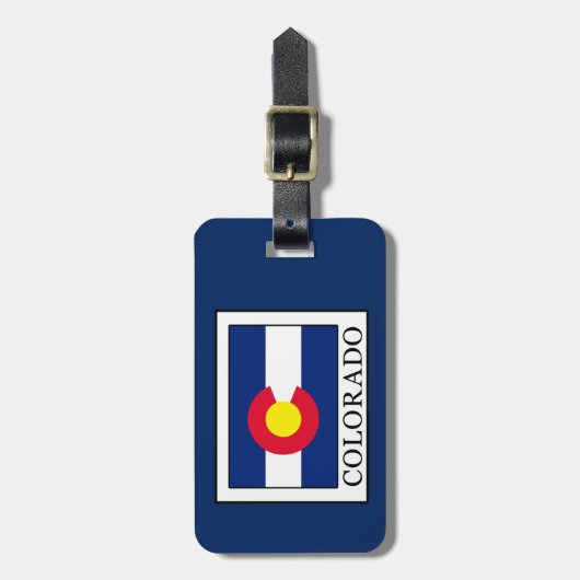 コロラド ラゲッジタグ (正面縦)