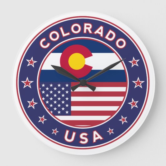 コロラド ラージ壁時計 (正面)