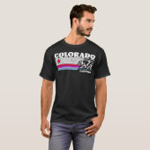 コロラド レトロ 山 自然 ハイキング ヴィンテージ Tシャツ (正面フル)