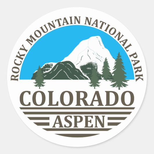 コロラド《植物》アスペンスキーリゾートブルースカイ ラウンドシール (正面)