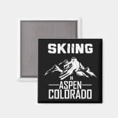 コロラド《植物》アスペンスキー マグネット (正面/裏面)