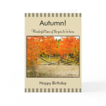 コロラド・《植物》アスペンズ、ハッピー・オータム・誕生日が名前を追加