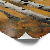 コロラド《植物》アスペンマウンテンレイク秋ポスター ポスター (コーナー)