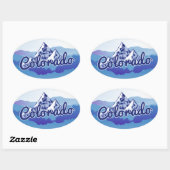 コロラド 楕円形シール (シート)