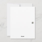 コロラド B & B フラット ホリデー カード (裏面)