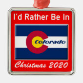 コロラドCOに行きたい メタルオーナメント (正面)