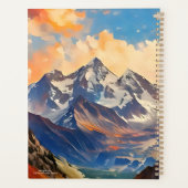 コロラドFourteener Mountain Peaks Art CO 14ers プランナー手帳 (裏面)