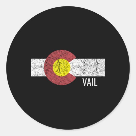 コロラドVailフラッグスキー動揺して ラウンドシール (正面)