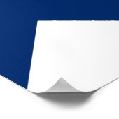 コロラパーソナライズされたド州旗 ポスター (角)