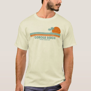 コロラビーチノースカロライナサンパームツリーズ Tシャツ