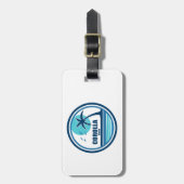 コロラビーチノースカロライナパームツリーバード ラゲッジタグ (正面縦)
