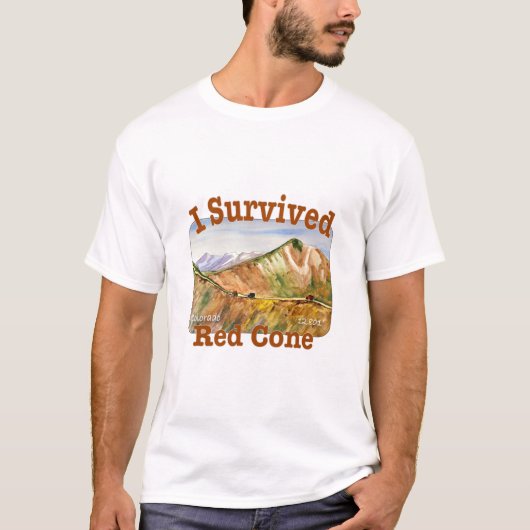 コロラ生き延びド州レッドコーン Tシャツ (正面)