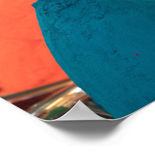 コロルホリ粉絵を描末 ポスター (角)