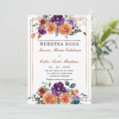 コロレスデボダモラドイ・ナランジャクエマド 招待状 (スタンド正面)