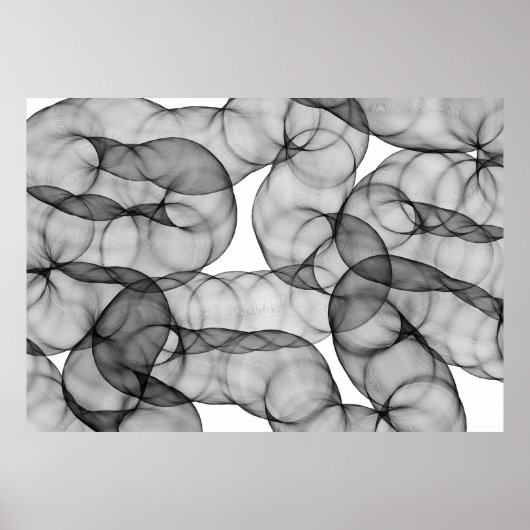 コロンまたはチューブのフラクタル ポスター (正面)