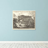 コロンナードハウス（アトランティックシティ） キャンバスプリント (インサイチュ (ウッドフロア))